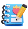 Notebook Heart Design