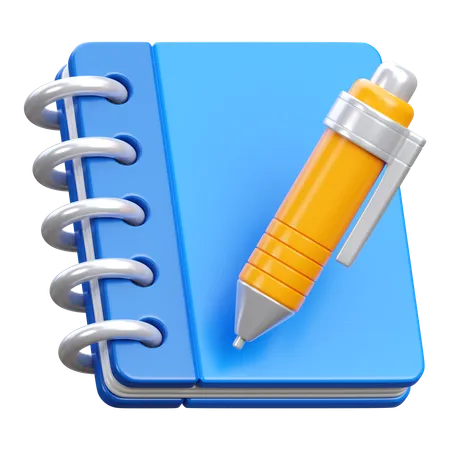 Notebooks  3D Icon