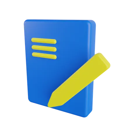 Notebooks 3D Icon