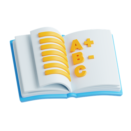 Notenbuch  3D Icon