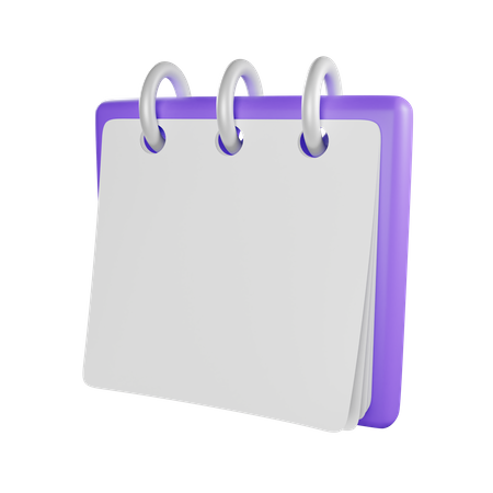 Notepad  3D Icon