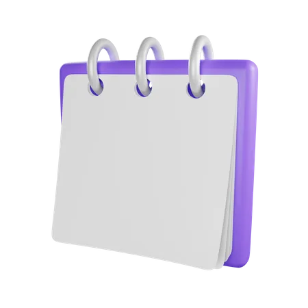 Notepad  3D Icon