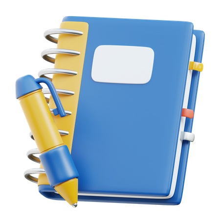 Notepad  3D Icon