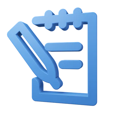 Notepad  3D Icon