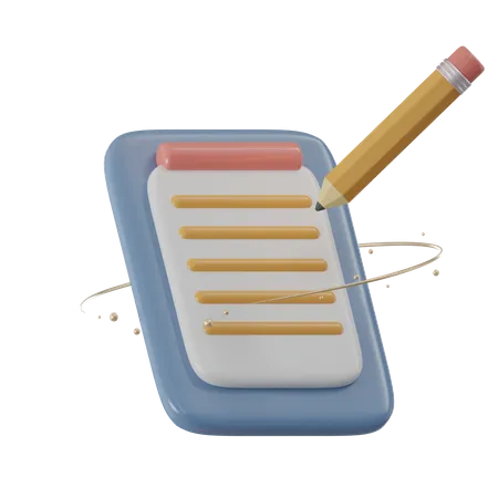 Notepad  3D Icon