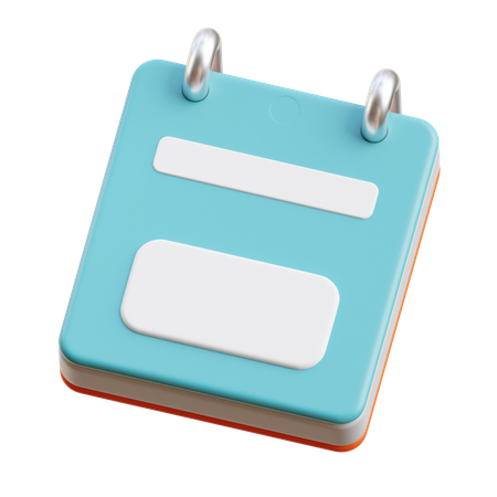 Notepad  3D Icon