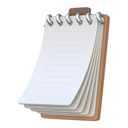 Notepad  3D Icon