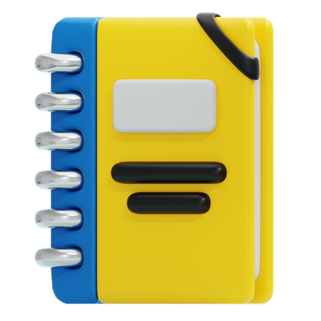 NOTEPAD  3D Icon