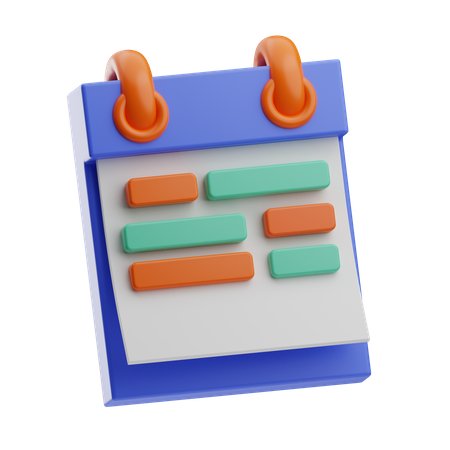 Notepad  3D Icon