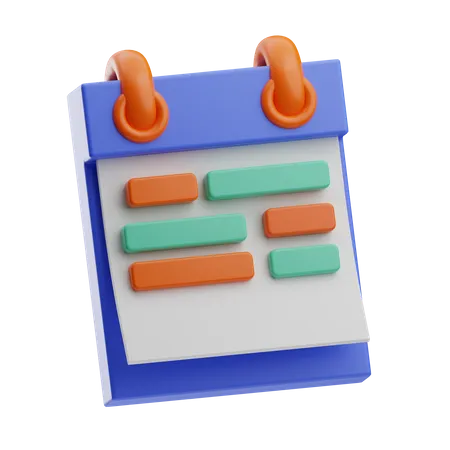 Notepad  3D Icon