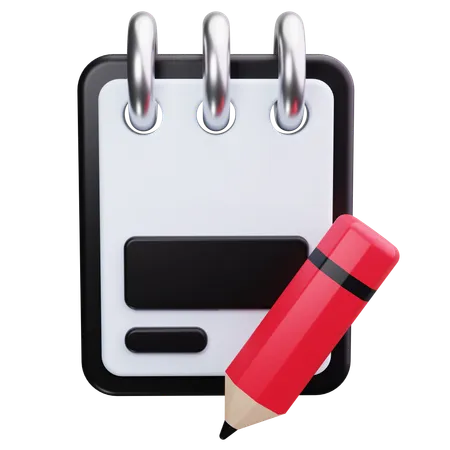 Notepad  3D Icon