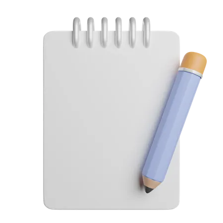 Notepad  3D Icon