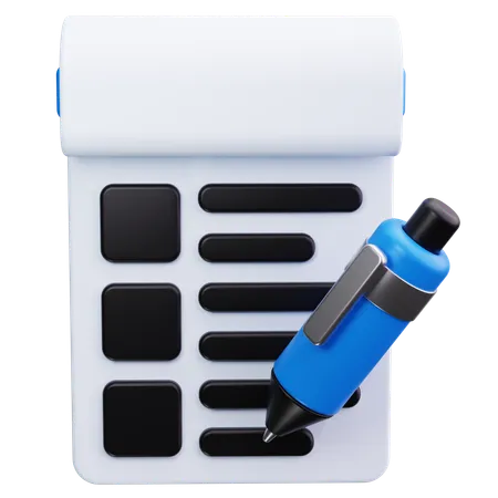 Notepad  3D Icon