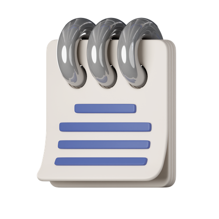 Notepad  3D Icon