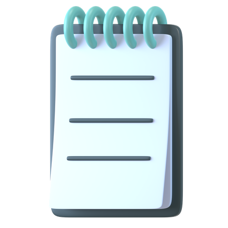 Notepads  3D Icon