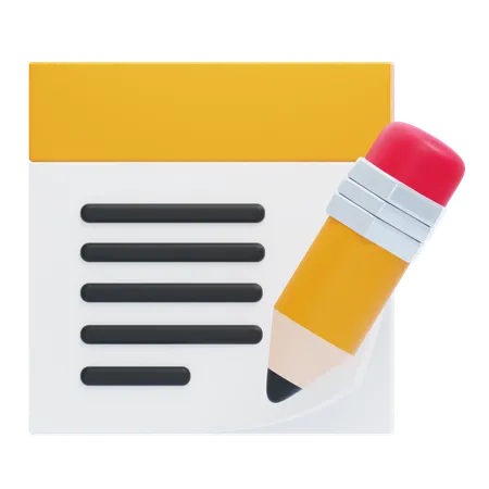 NOTES  3D Icon