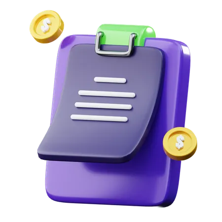 Finance Notes 3 D 3D Icon