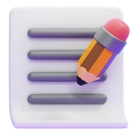 NOTES  3D Icon