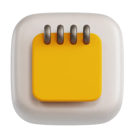 Notes  3D Icon