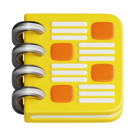 Notes  3D Icon