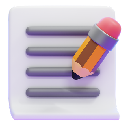 NOTES  3D Icon