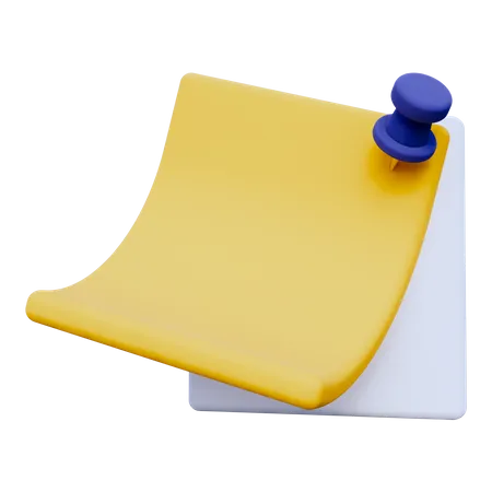 Notes  3D Icon