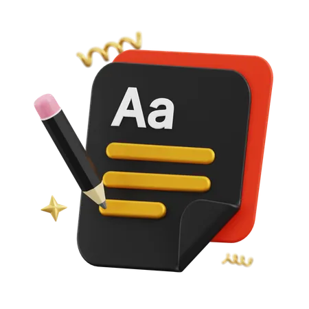 Notes  3D Icon