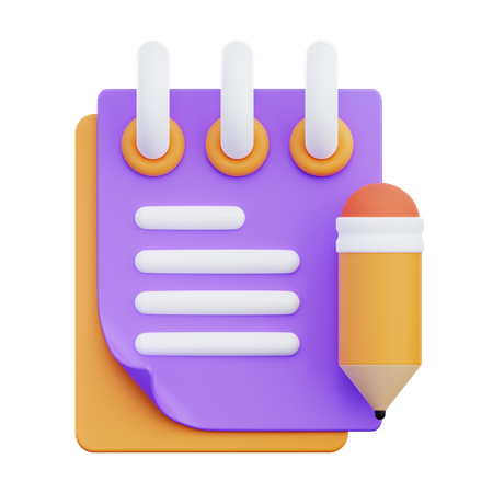 3D Notes Icon