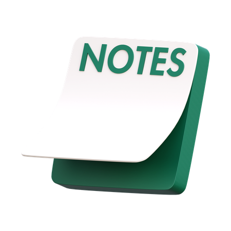 Notes autocollantes  3D Icon