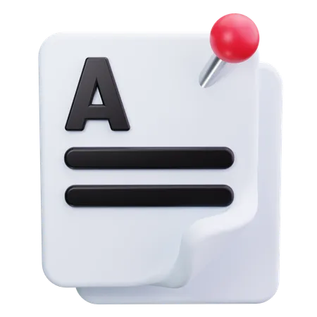 Notes autocollantes  3D Icon