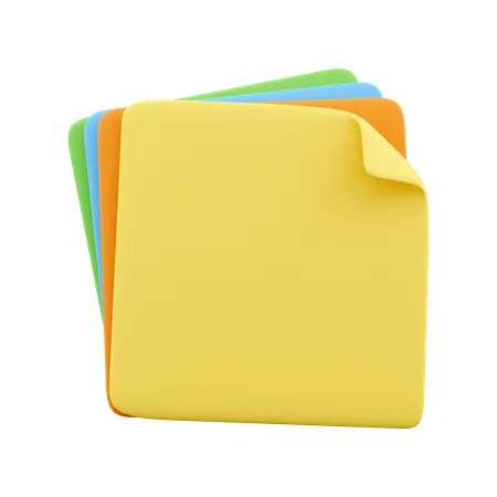 Notes autocollantes  3D Icon