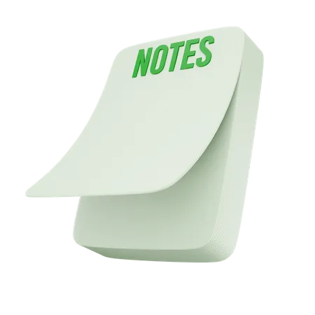 Notes autocollantes  3D Icon