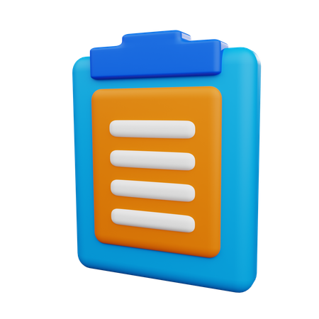 Notes Board  3D Icon