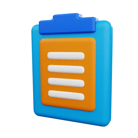 Notes Board  3D Icon