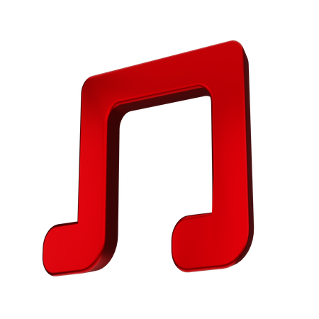 Notes de musique  3D Icon