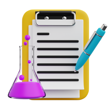 Notes d'expérience  3D Icon
