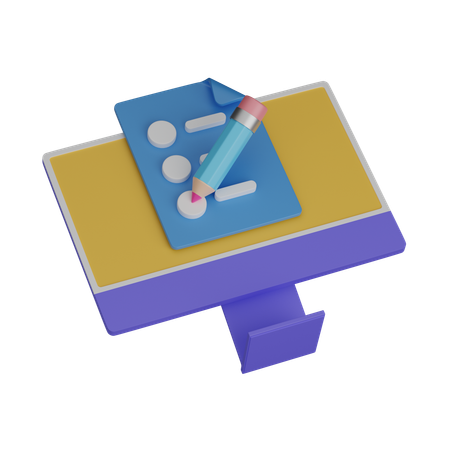 Notes d'ordinateur  3D Icon