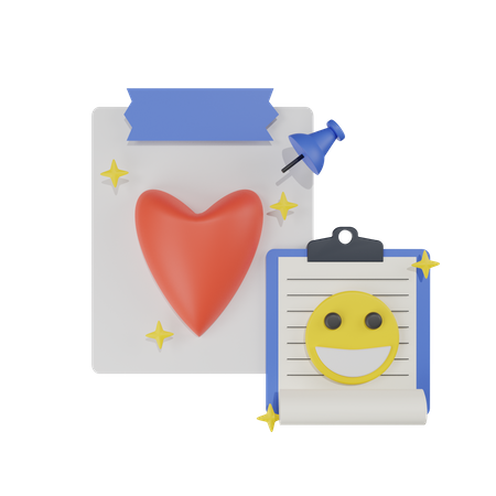 Notes préférées  3D Icon