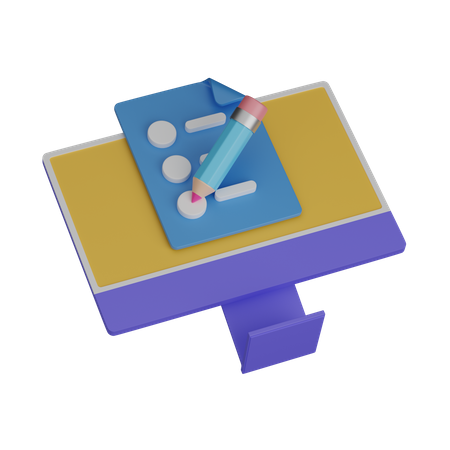 Notes d'ordinateur  3D Icon