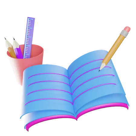 Notes Writing  3D Icon