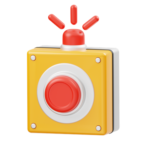 Notfall Knopf  3D Icon