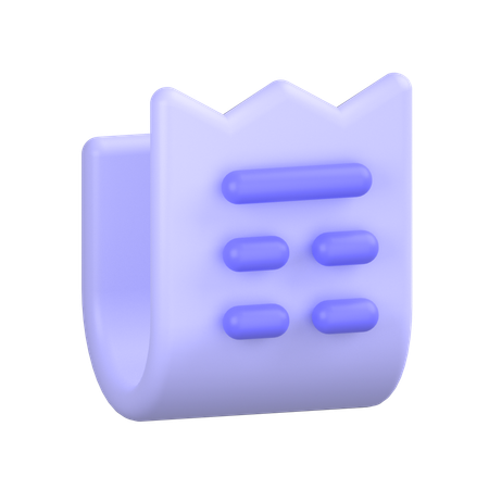 Documento  3D Icon