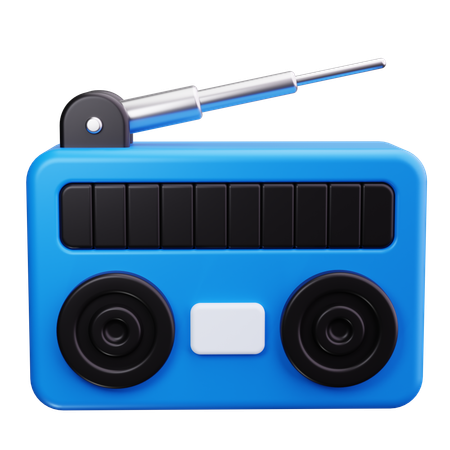 Noticias de radio  3D Icon