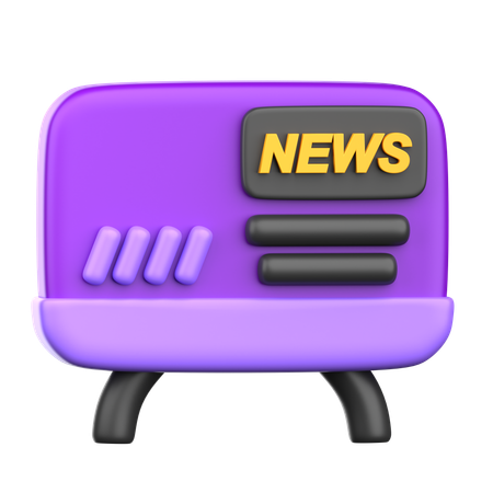 Noticias del tiempo  3D Icon