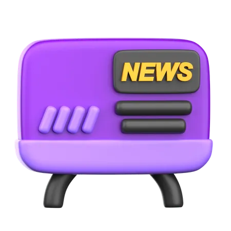 Noticias del tiempo  3D Icon