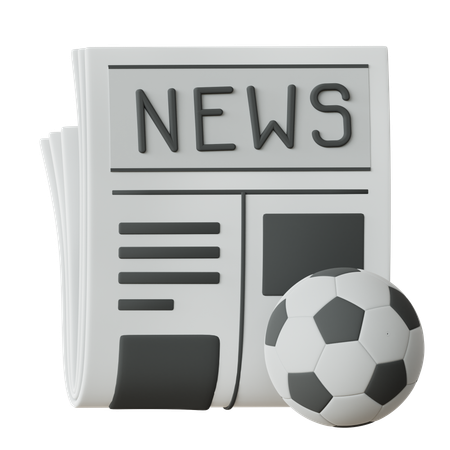 Noticias deportivas  3D Icon