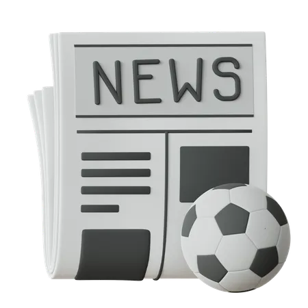 Noticias deportivas  3D Icon