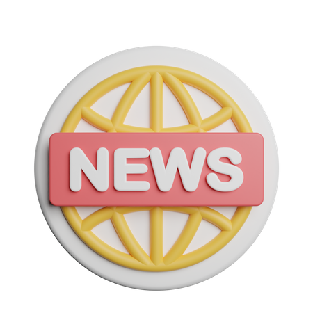 Noticias en vivo  3D Icon