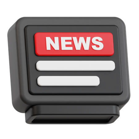 Noticiero  3D Icon