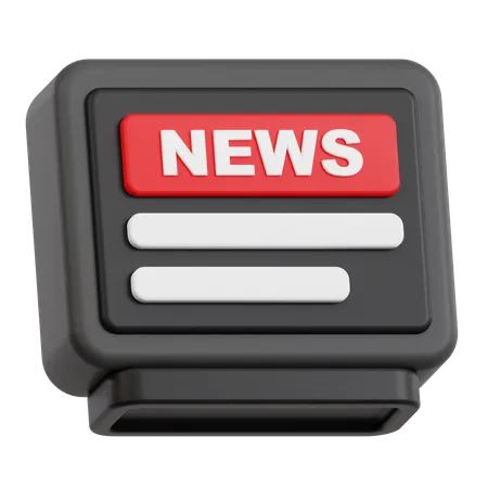 Noticiero  3D Icon